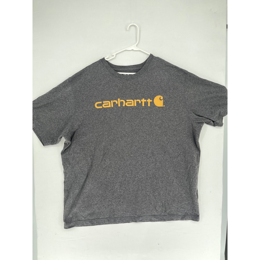 Carhartt Graphic T-Shirt Mens 2XL Loose Fit Charcoal Gray Short Sleeve 2024 Tee